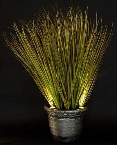 Wysoka trawa trzcina LED roślina dekoracyjna w doniczce 93 cm